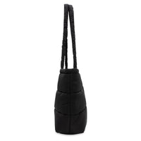 Luiertas, sporttas, en handtas in één: de Jollein luiertas puffed in het zwart. Ideaal als je op pad gaat met je kleintje maar ook te gebruiken voor jezelf. Handige opbergvakjes en verschoningsmatje. VanZus