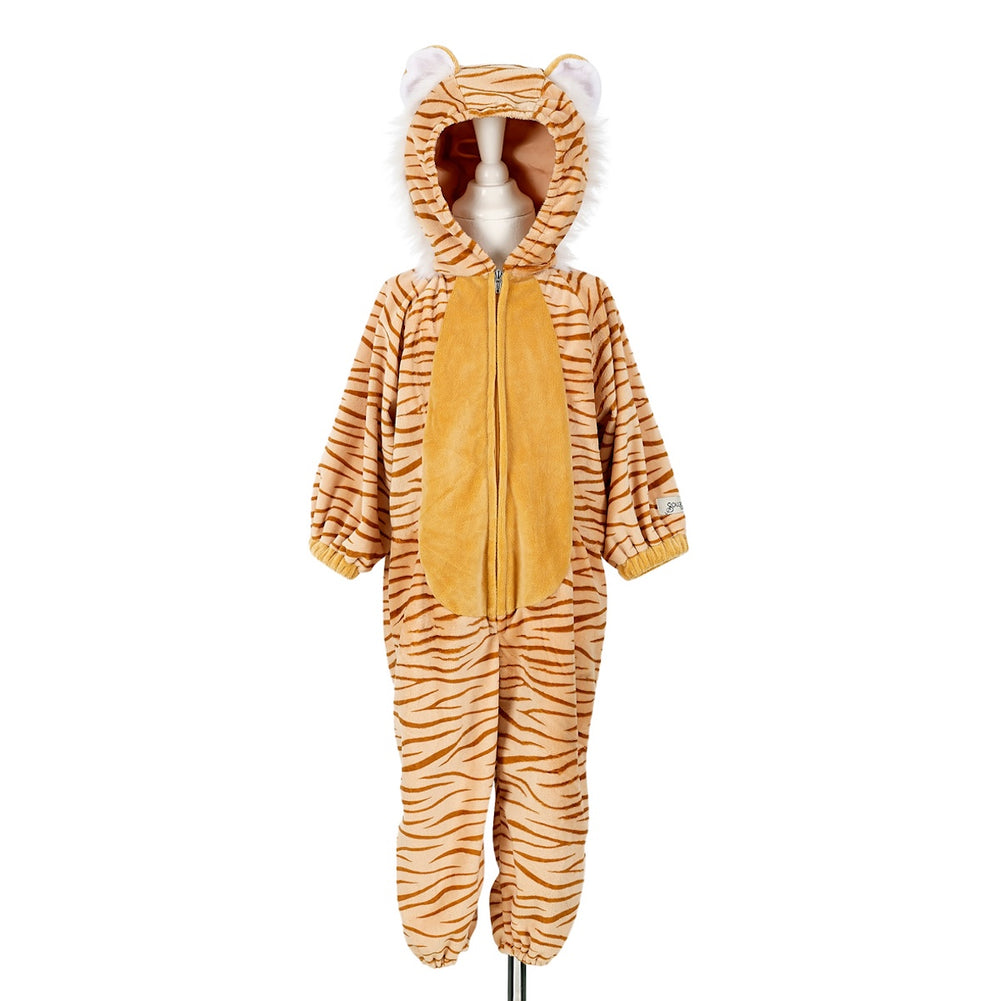 Tover jouw mini om tot tijger Thara met de verkleedkleding van het merk Souza! Een prachtige verkleedjurk in zachte stof, tule jurk en bijpassende diadeem met oortjes. VanZus
