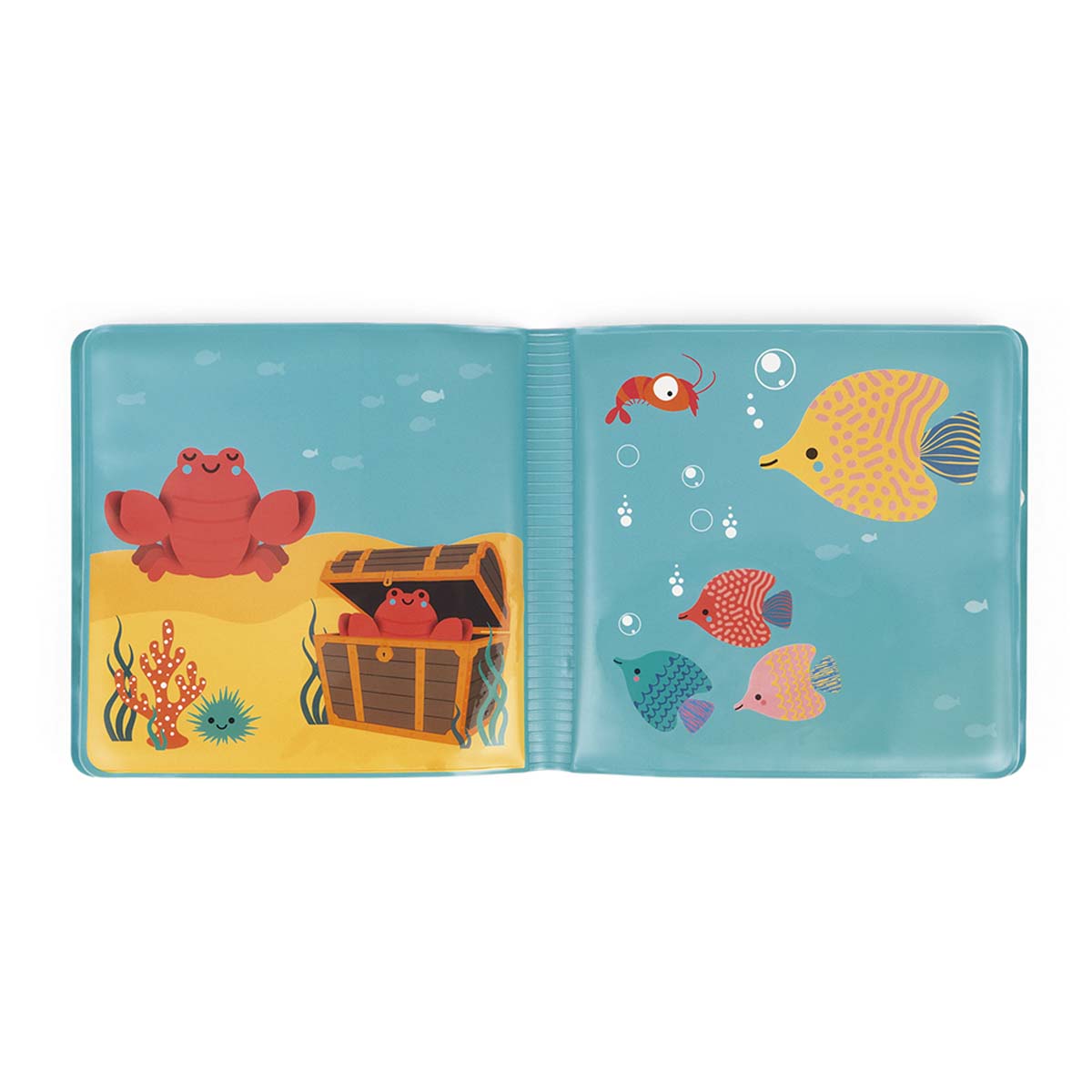 Mijn magische badboek van Janod is een bijzonder badboekje om de onderwaterwereld te ontdekken. Als het boekje nat wordt komen er dieren tevoorschijn. Welke dieren zie jij? Een leuk cadeau! Vanaf 10 maanden. VanZus