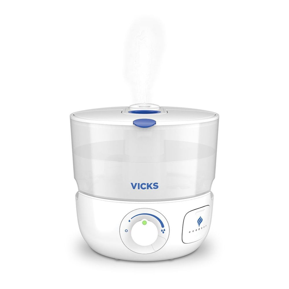 De luchtbevochtiger top fill VUL585 van Vicks is handig en eenvoudig is gebruik. Makkelijk schoon te maken en te vullen. Instelbare nevel en dubbele vapopa-technologie. Voor volwassenen, kinderen en baby’s. VanZus