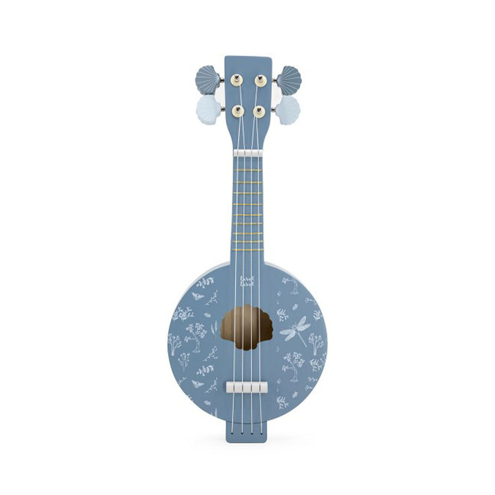 Laat je kindje kennis maken met muziek met deze fantastische houten banjo in de kleur blauw van het leuke merk Label Label. Deze prachtige banjo is niet alleen leuk om mee te spelen, maar ziet er ook fantastisch uit! VanZus