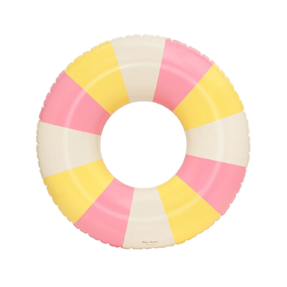 De Petites Pommes Anna zwemband in de kleur bubble pastel is een opblaasbare zwemband met een diameter van 60cm. Met deze zwemring kan jouw kindje heerlijk relaxen en zwemmen in het zwembad of de zee. VanZus.