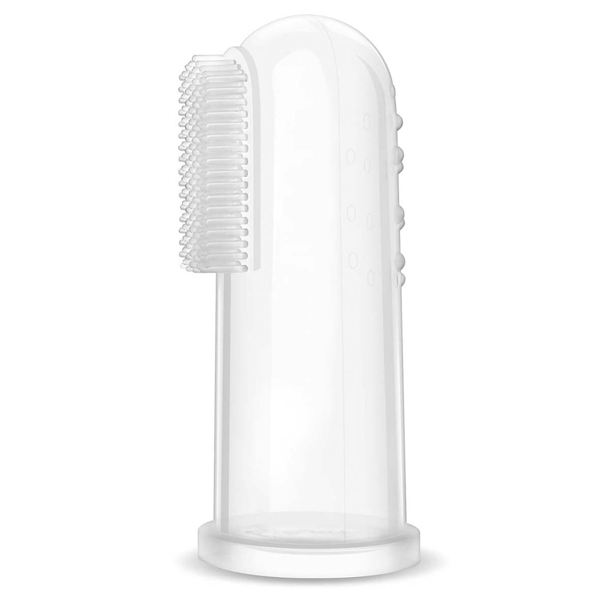 De Philips Avent baby verzorgingsset bevat een neuszuigertje, een nagelschaartje, nagelknippertje, vijltjes en zachte borstel en kammetje in een etuitje. De silicone vingertandenborstel maakt de set compleet. VanZus.