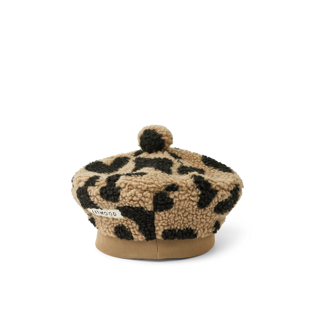 Gorro boina de polar de alamo de Liewood mega leo oat mix VanZus