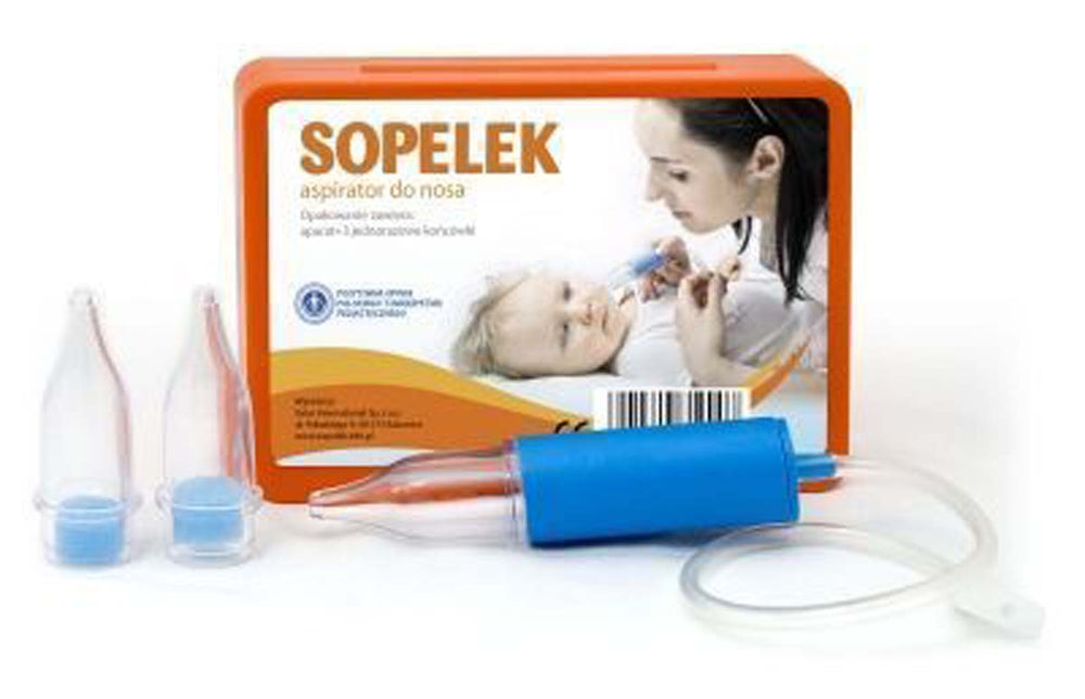 De Sopelek neusaspirator is een hulpmiddel om de neus van jouw kindje vrij te maken van slijm. Dit doe je met het neusstuk in het neusje te plaatsen en dan te zuigen. Veilig vanaf de geboorte. Incl. 3 neusstukken VanZus.