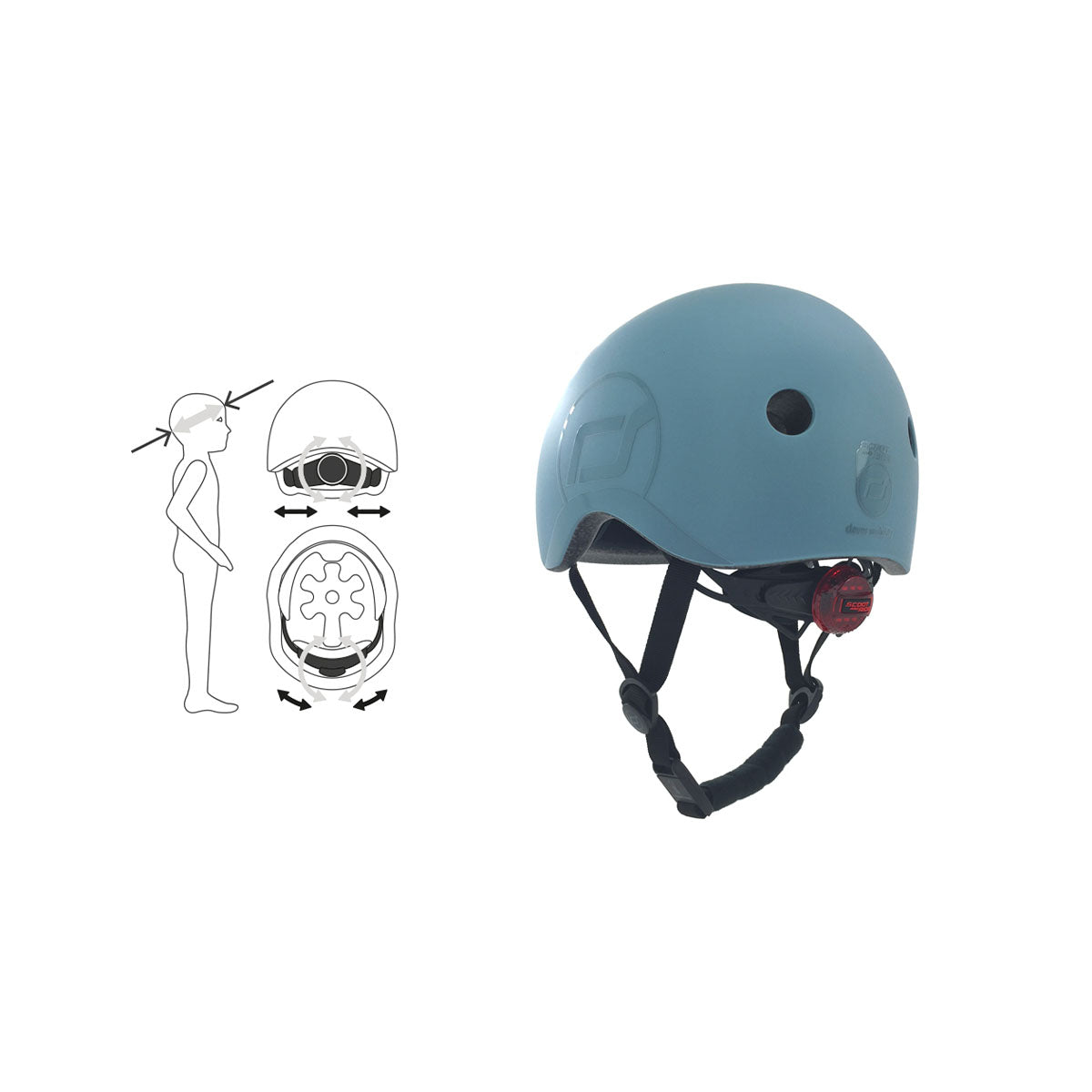 Met de Scoot and Ride helm S blueberry kan je jouw kindje met een gerust hart op pad laten gaan op de fiets, skates of step. Deze stoere kinderhelm beschermt het hoofdje van jouw kind tijdens het vallen. VanZus.