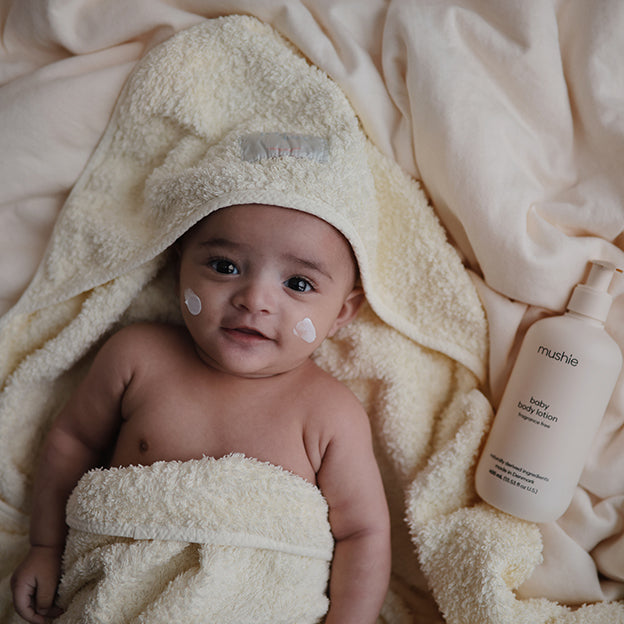 Mushie baby body lotion fragrance free