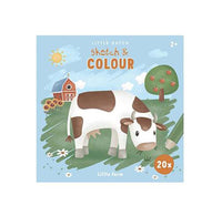 Kleuren maar met het kleurboek little farm van Little Dutch. Een kleurboekje met 24 tekeningen die omgetoverd kunnen worden tot kunstwerken in het boerderij thema. Handig om mee te nemen onderweg of op vakantie. VanZus