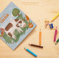 Kleuren maar met het kleurboek little farm van Little Dutch. Een kleurboekje met 24 tekeningen die omgetoverd kunnen worden tot kunstwerken in het boerderij thema. Handig om mee te nemen onderweg of op vakantie. VanZus