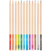 Kleuren en schrijven zonder zorgen met de UnMistakeAbles Erasable Colored Pencils van het merk Ooly. De kleurpotloden zijn volledig uitwisbaar. 12 kleuren verpakt in een hoesje. Voor onderweg of op school. VanZus