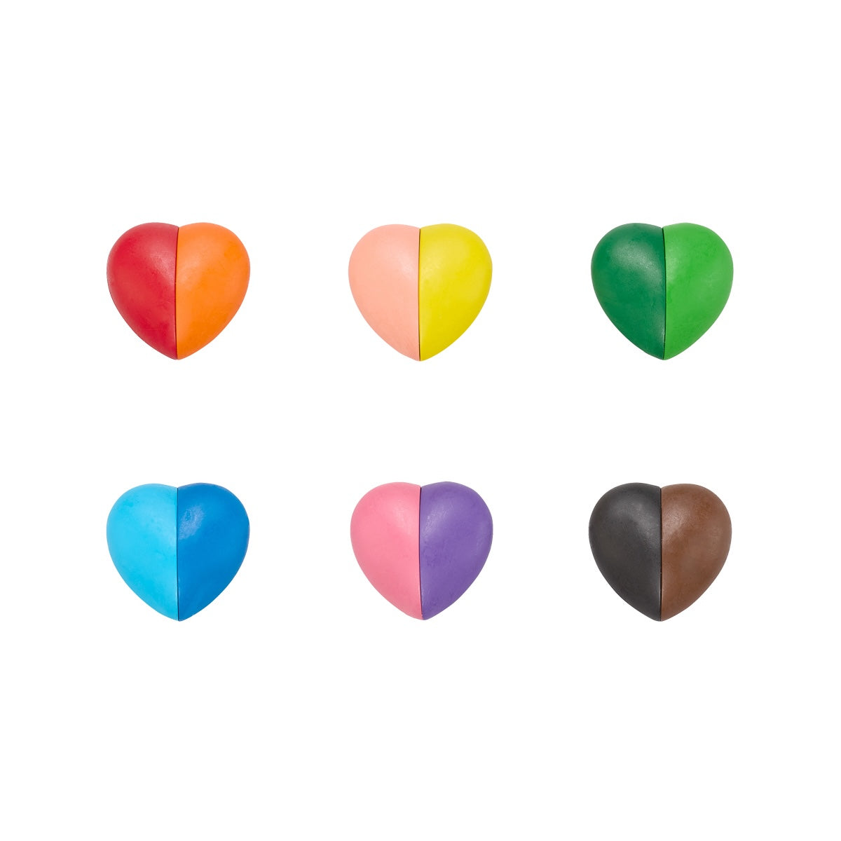 De I Heart Art erasable crayons van Ooly zijn niet alleen schattig, ze zijn ook functioneel. Lekker kleuren met de 6 hartvormige krijtjes in 12 verschillende kleuren. Uitgumbaar, plakt niet en geeft niet af. VanZus