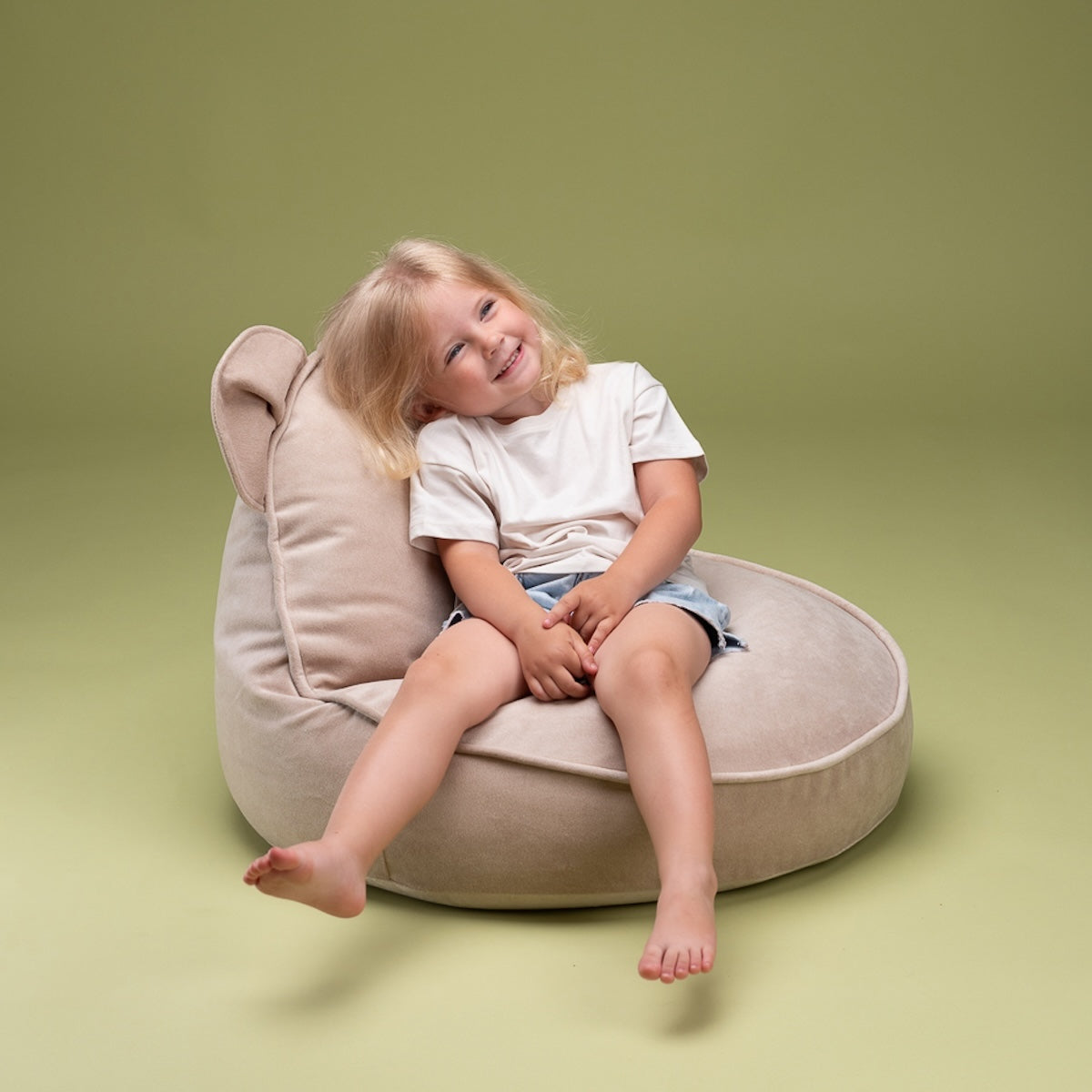 Wigiwama beanbag bear dusty beige