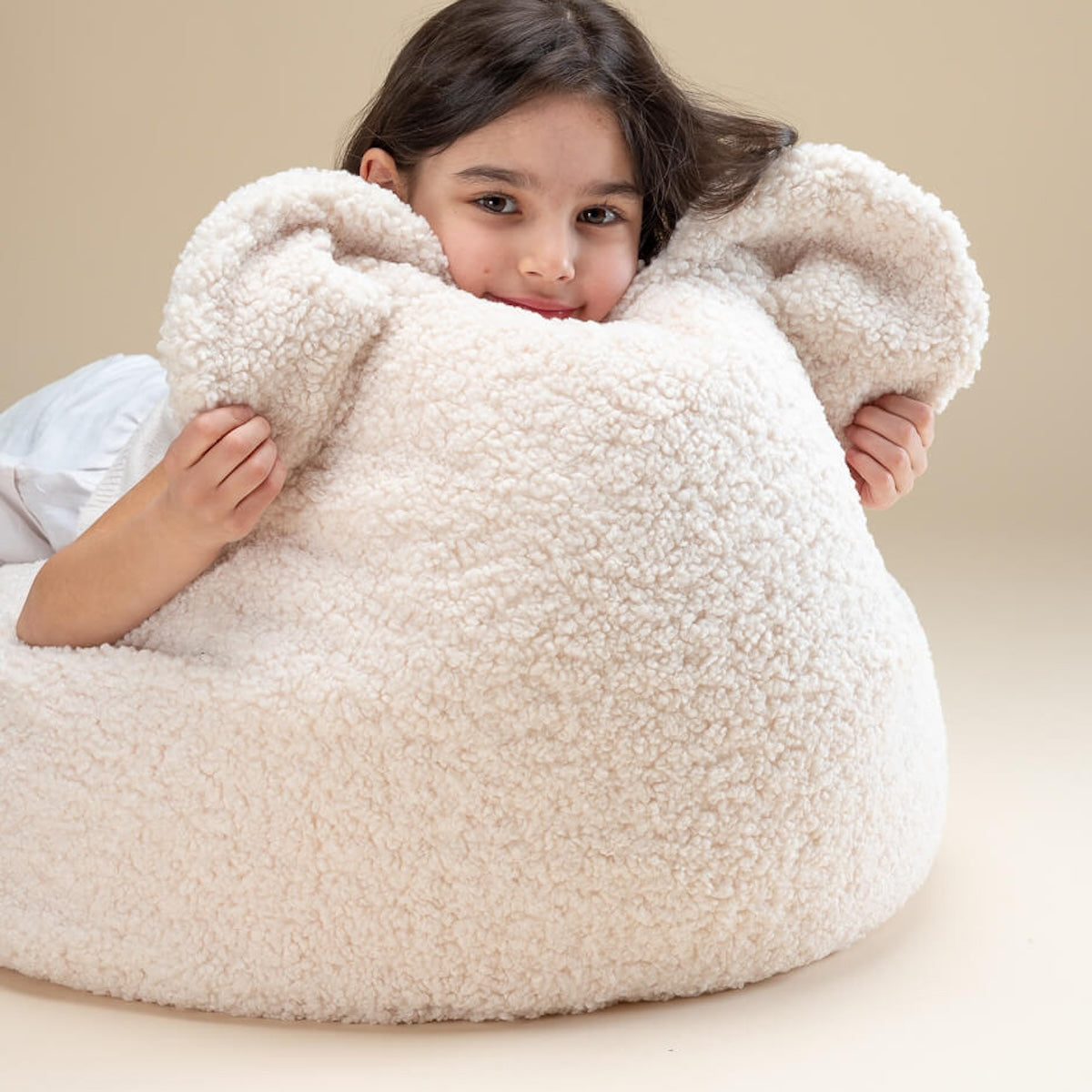 Wigiwama beanbag bear cream white