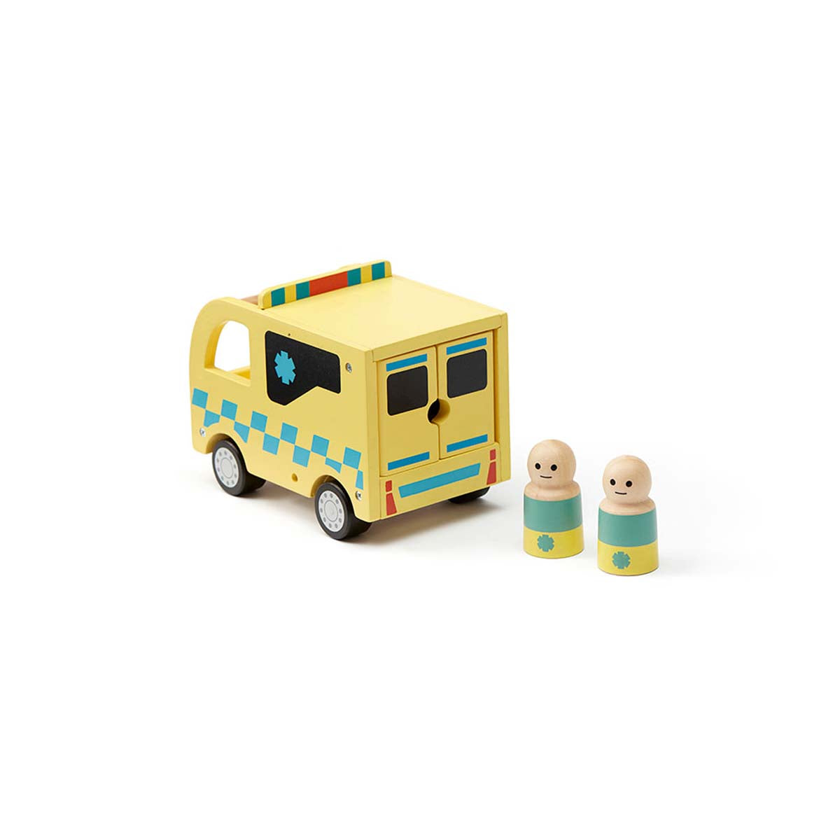 Taatuu, taatuu, opgepast! Hier komt Kid’s Concept ambulance AIDEN aan! Deze super leuke houten ziekenauto is onmisbaar in de voertuigen collectie van jouw kindje. VanZus.