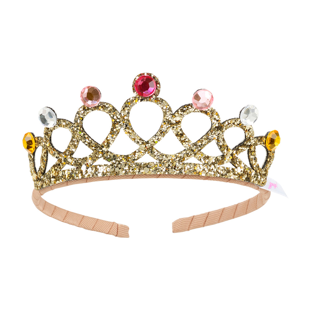 Tover jouw mini om tot een sprookjesprinses met de kroon Emy in de kleur goud van Souza! Een lieve kroon met glitter versiering en mooie stenen. Ook in andere varianten verkrijgbaar. VanZus