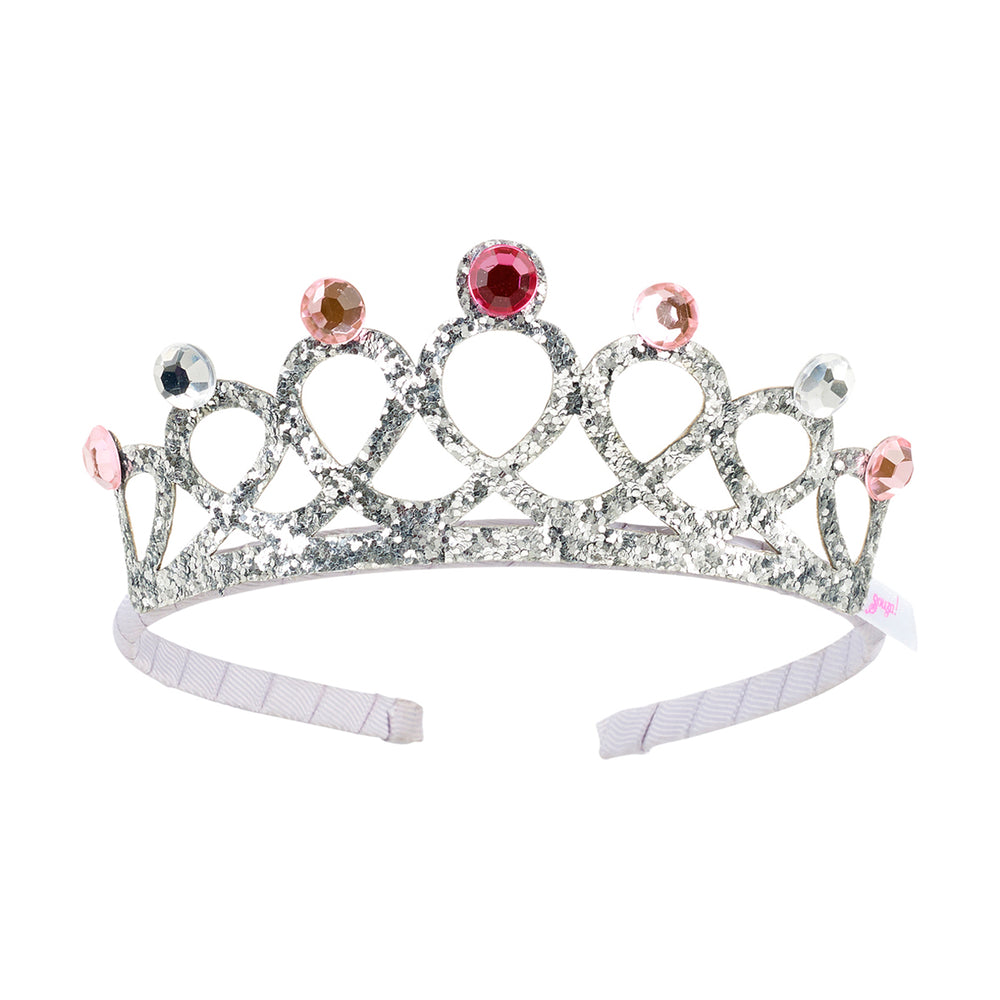 Tover jouw mini om tot een sprookjesprinses met de kroon Emy in de kleur zilver van Souza! Een lieve kroon met glitter versiering en mooie stenen. Ook in andere varianten verkrijgbaar. VanZus