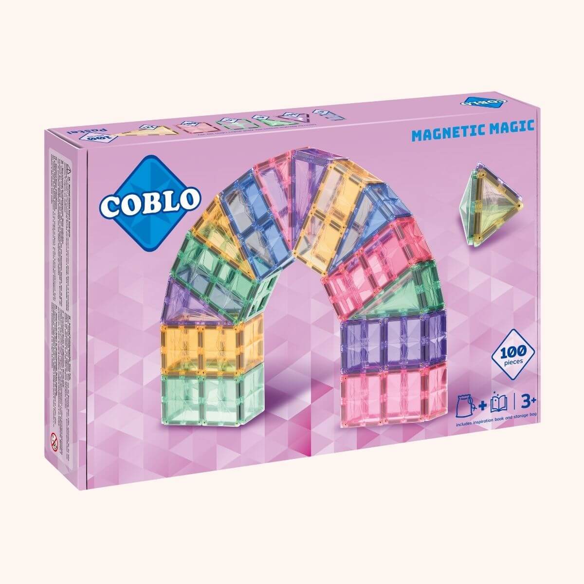 Zelf bedenken wat je gaat bouwen en iedere keer weer iets anders. Dat kan met deze Coblo Classic speelset van 100 stuks. Het magnetisch speelgoed van Coblo prikkelt de fantasie van kinderen. VanZus 