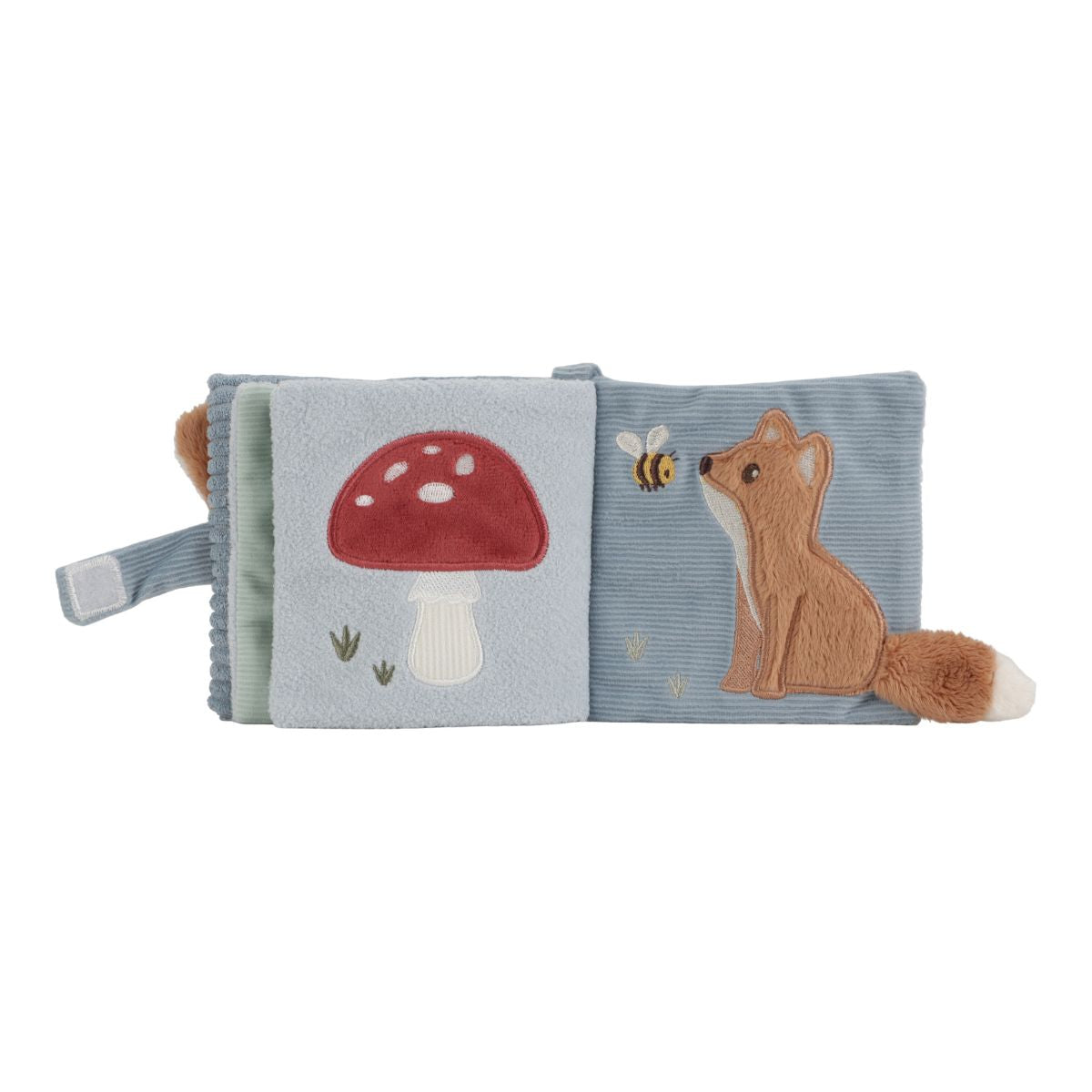 Het buggyboekje uit de forest friends-collectie van Little Dutch is een interactief speeltje vol kleuren en texturen. Ideaal voor in de kinderwagen, stimuleert het de zintuigen van je kleintje. Perfect cadeau! VanZus