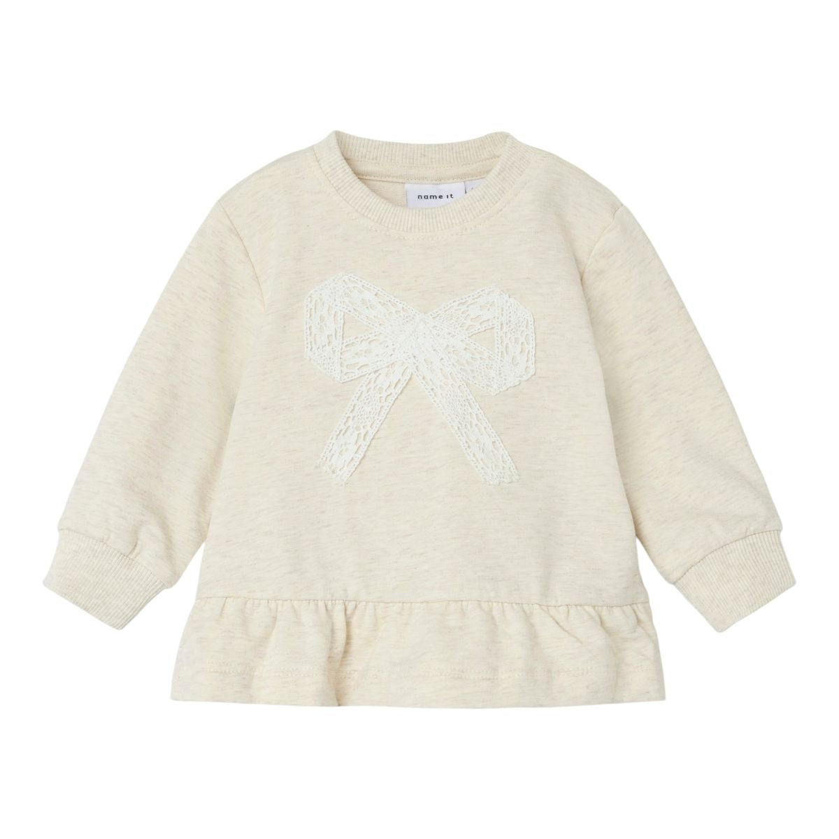 Deze zachte baby hush light trui in de kleur peyote melange van het merk Name It is perfect voor de allerkleinsten. Deze heerlijke trui is gemaakt van een comfortabele katoenmix, voelt heerlijk zacht aan op de huid en biedt voldoende bewegingsvrijheid om onbezorgd te kunnen spelen. VanZus