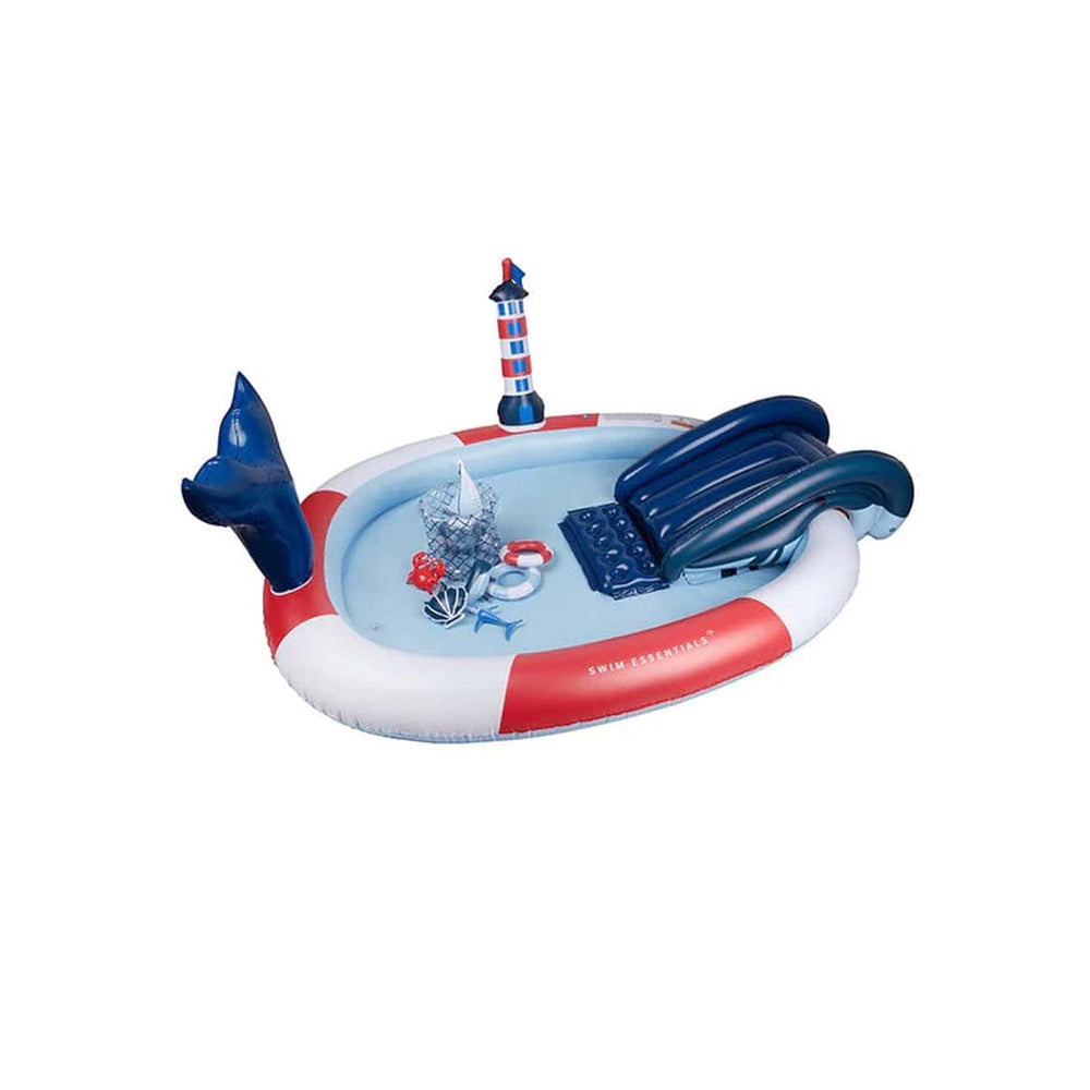 Ieder kind wordt blij van het Swim Essentials speelzwembad adventure whale! Want wat is er nou leuker dan heerlijk plonzen in het zwembadje op een warme zomerdag? Helemaal niets toch? VanZus.