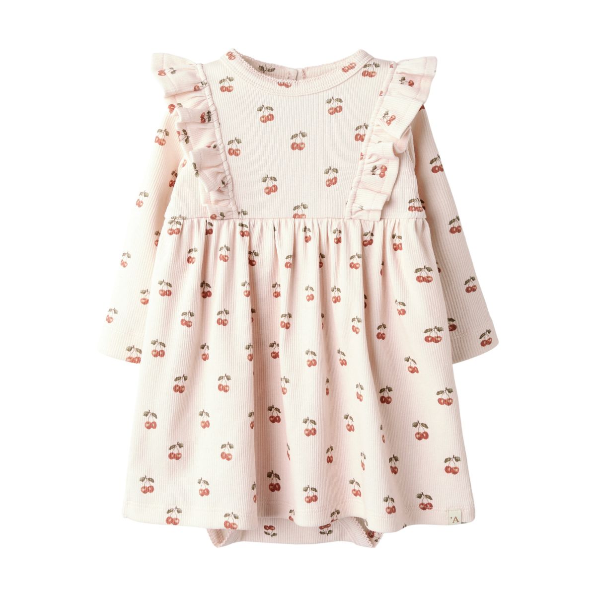 De Lil' Atelier lavo ena romperjurk in silver peony cherry is een prachtige jurk die de garderobe van je kind een stijlvolle upgrade geeft. VanZus