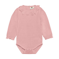 Het En Fant rompertje lange mouwen bridal rose is perfect voor jouw baby. Gemaakt van biologisch katoen en biedt warmte en comfort. Met schattig kraagje. VanZus