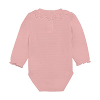 Het En Fant rompertje lange mouwen bridal rose is perfect voor jouw baby. Gemaakt van biologisch katoen en biedt warmte en comfort. Met schattig kraagje. VanZus