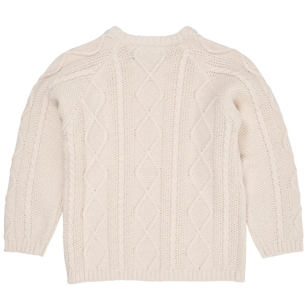 De Copenhagen Colors knit trui in de kleur cream is een heerlijk warme trui. Deze trui is een echte klassieker en daardoor onmisbaar in de kledingkast van je kindje. VanZus.