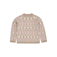 Het Copenhagen Colors cashmere vestje sand is een fijn gebreid vestje in beige met witte en roze accenten. De knoopjes aan de voorkant maken het makkelijk om aan te trekken. VanZus