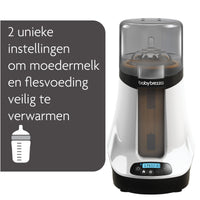 De safe & smart flesverwarmer van Baby Brezza is gemaakt voor zowel het verwarmen van borstvoeding als voor het verwarmen van kunstvoeding.  Met de twee instellingen kies je of je kindje moedermelk krijgt of flessenvoeding. Het apparaat is ook met de app te bedienen. VanZus