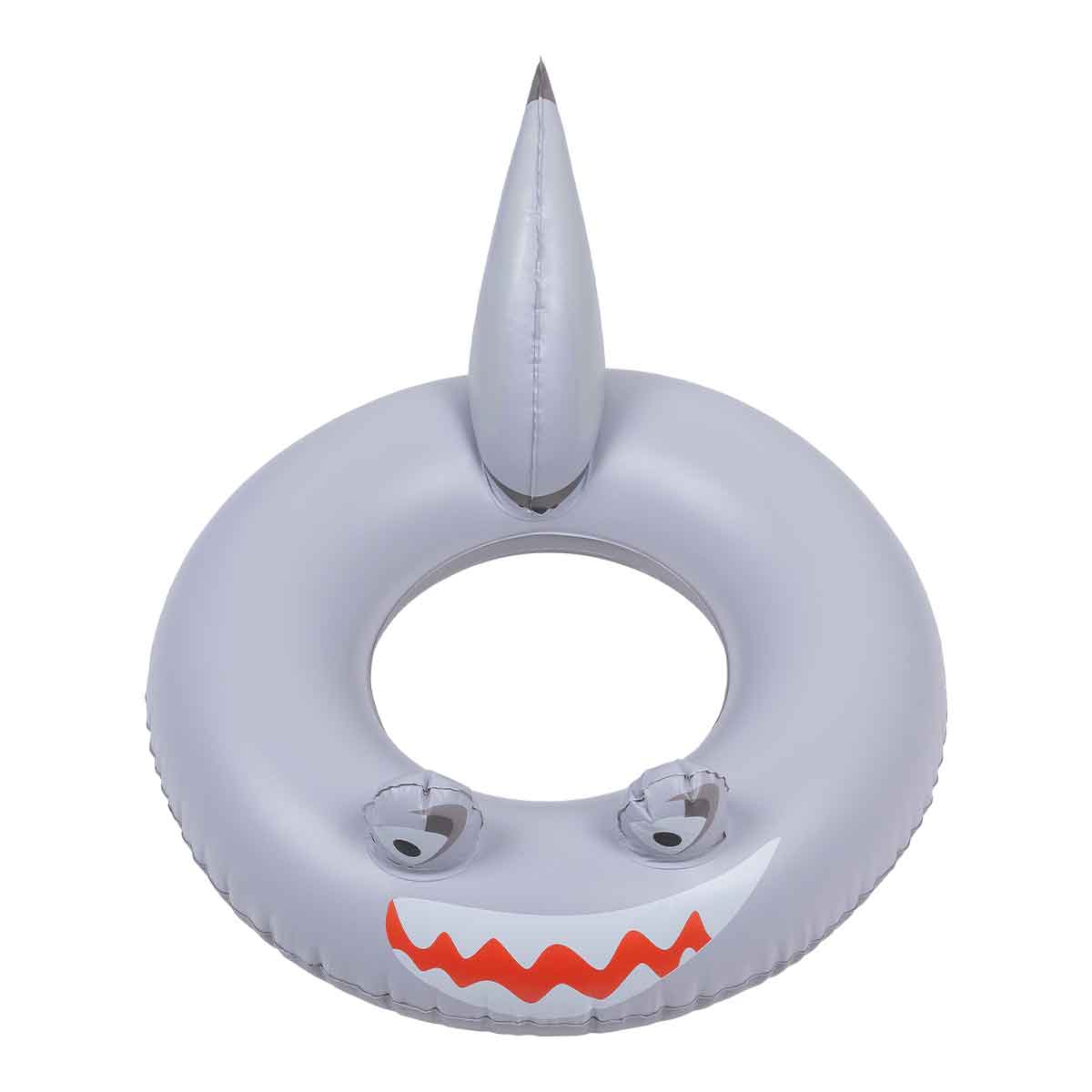 De Swim Essentials animal zwemband 55 cm grey shark is het perfecte accessoire voor jouw kindje tijdens een dagje bij het zwembad of de zee. Deze leuke zwemband heeft de looks van een grijze haai. VanZus.