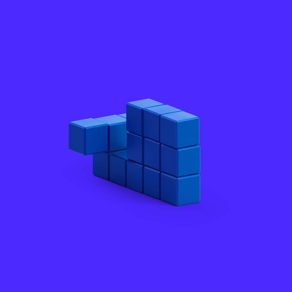 Met de PIXIO Bird Light blue set kun je je creativiteit helemaal kwijt. Met deze magnetische blokken maak je de leukste 3D pixel kunstwerken. Met deze set maak je een blauwe walvis. VanZus.