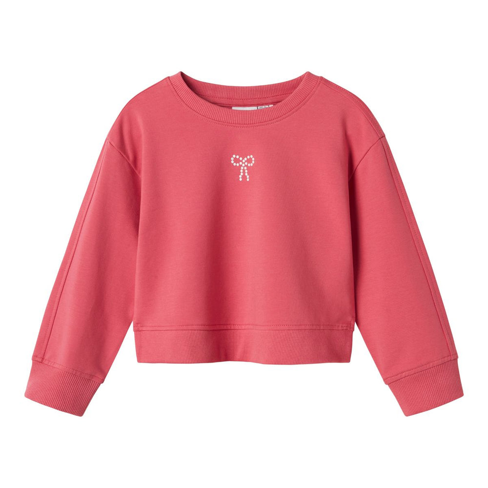 De kulana in de kleur rapture rose van het merk Name It is een zachte, comfortabele sweater met een speelse en stijlvolle uitstraling. De trui is gemaakt van een ademende katoenmix. VanZus