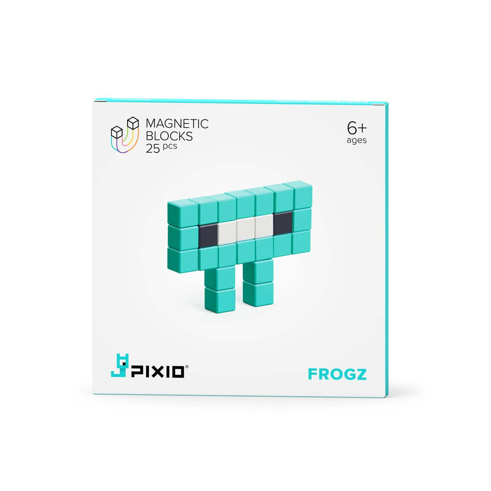 Met de PIXIO Mini Monsters Frogz kun jij je creativiteit helemaal kwijt. Deze set bestaat uit magnetische blokken waarmee je de leukste 3D pixel kunstwerken maakt. Met deze set uit de Story serie maak je een monstertje. VanZus