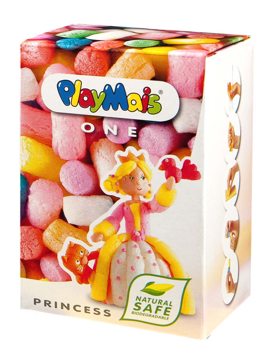 Lekker knutselen met de ONE princess set van PlayMais. Inhoud: >70 bouwstenen, een spons en een handige gebruiksaanwijzing. Natuurlijk, veilig en 100% biologisch afbreekbaar. VanZus