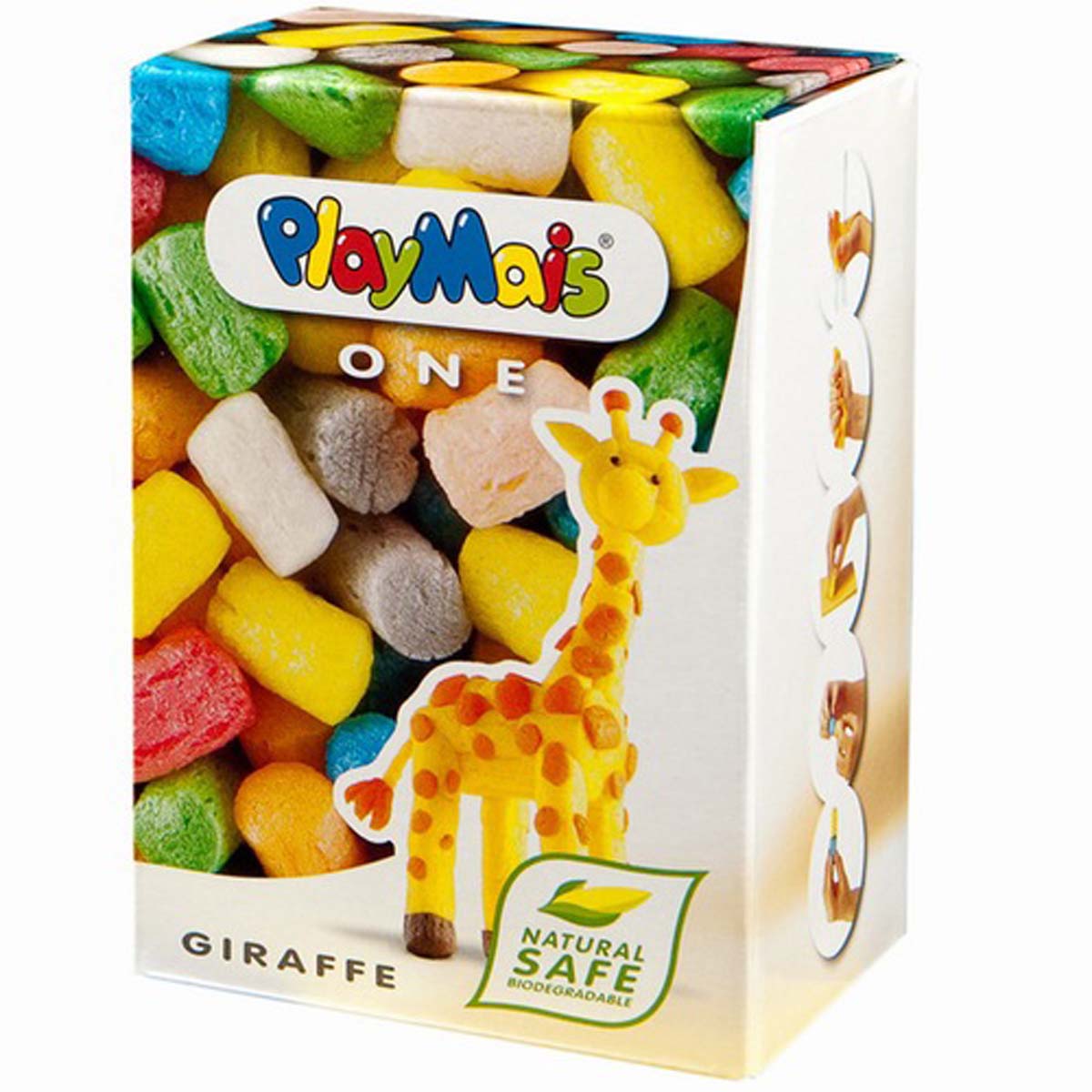 Lekker knutselen met de ONE giraffe set van PlayMais. Inhoud: >70 bouwstenen, een spons en een handige gebruiksaanwijzing. Natuurlijk, veilig en 100% biologisch afbreekbaar. VanZus