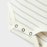 Wat een lief rompertje! Het Lil' Atelier geo anm lange mouwen rompertje in zen blue is perfect voor het samenstellen van een stijlvolle en comfortabele outfit voor jouw kleintje. VanZus