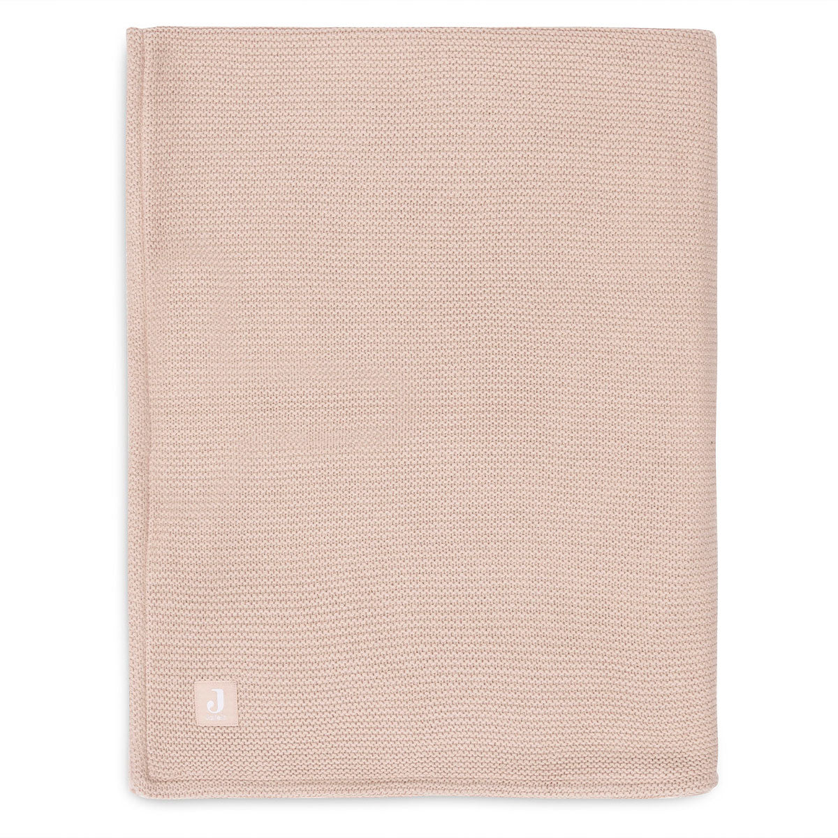 Jollein wiegdeken 75 x 100 cm basic knit wild rose fleece