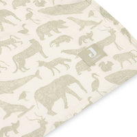 Een musthave: de 2-pack hydrofiele doek large in de variant animals olive green van Jollein. Want van swaddle doeken heb je als ouders nooit genoeg. Functioneel en hip! Afmeting 115x115 cm. VanZus