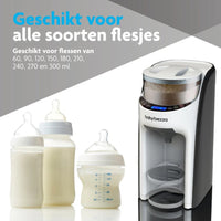 Je redder in nood heb je gevonden met de formula pro advanced flesvoedingmaker van Baby Brezza. Maak een flesje klaar op de juiste temperatuur met één druk op de knop! Het apparaat mengt, verwarmt en doseert melkpoeder automatisch met slechts één druk op de knop tot de juiste dikte en temperatuur. VanZus