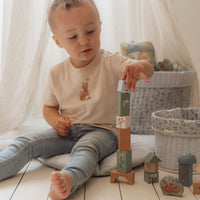 Voor kleine bouwers: de Little Dutch bouwblokken uit de forest friends-collectie! Deze kleurrijke houten blokken stimuleren creativiteit en motoriek. Ideaal voor kinderen vanaf 2 jaar! VanZus