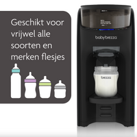 Je redder in nood heb je gevonden met de formula pro advanced flesvoedingmaker all black van Baby Brezza. Maak een flesje klaar op de juiste temperatuur met één druk op de knop! Het apparaat mengt, verwarmt en doseert melkpoeder automatisch met slechts één druk op de knop tot de juiste dikte en temperatuur. VanZus