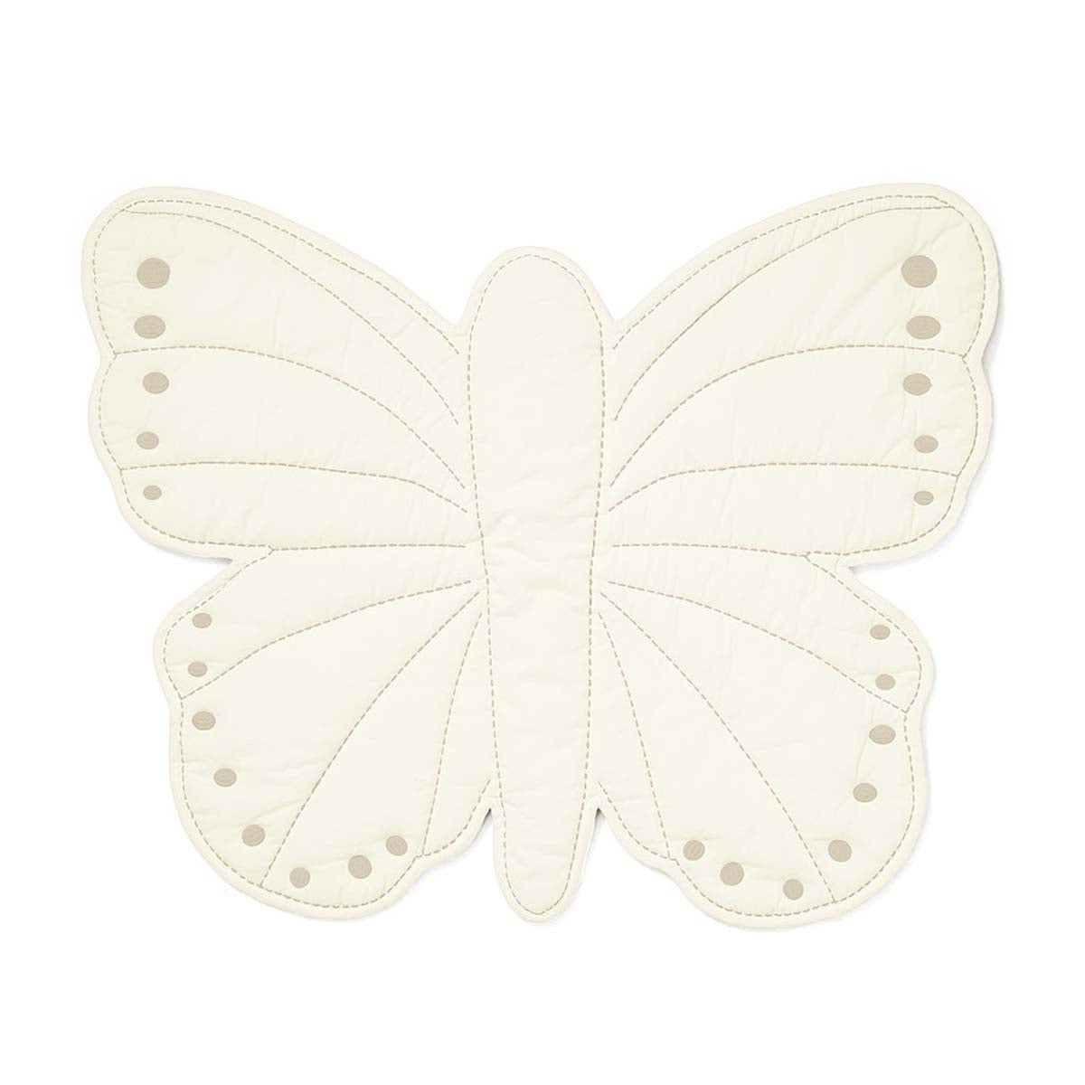Het schattige vlinder speelkleed off-white van Cam Cam Copenhagen, is gemaakt van zacht organisch katoen. Speel en ontdek op dit zachte en veilige kinderkleed. Wassen op 40 graden, afmeting 120 cm. VanZus