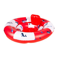 De Swim Essentials baby zwemband red white whale is het perfecte accessoire wanneer je samen met je kleintje gaat zwemmen. Dankzij deze babyfloat kan je kleintje ontspannen en veilig ronddobberen in het water. VanZus.