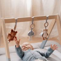 De Little Dutch babygym uit de forest friends-collectie is kleurrijk en prikkelt de nieuwsgierigheid van je baby met schattige bosvriendjes en diverse speelelementen. Ideaal als kraamcadeau! VanZus