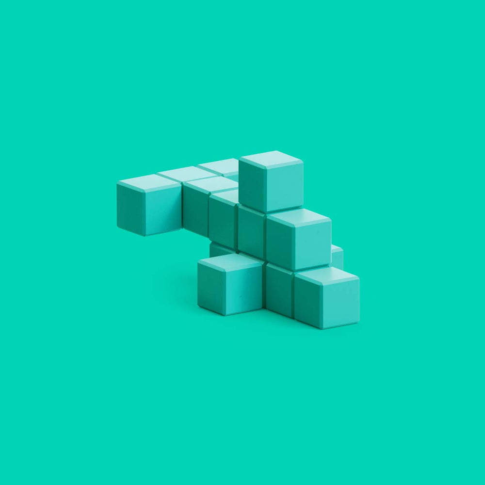Met de PIXIO Bird Light blue set kun je je creativiteit helemaal kwijt. Met deze magnetische blokken maak je de leukste 3D pixel kunstwerken. Met deze set maak je een turquoise dolfijn. VanZus.