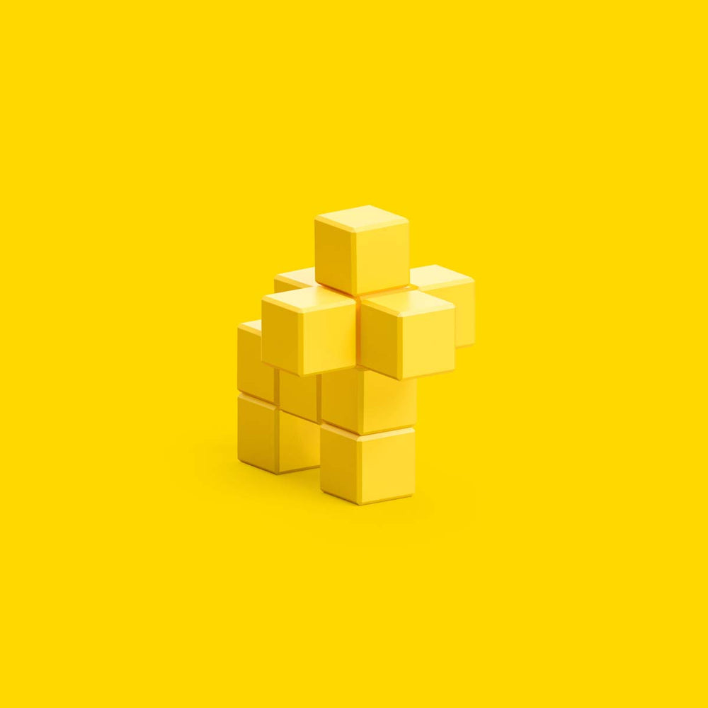 Met de PIXIO Lion Yellow set kun je je creativiteit helemaal kwijt. Met deze magnetische blokken maak je de leukste 3D pixel kunstwerken. Met deze set maak je een geel leeuwtje. VanZus.