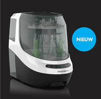 Ontdek de Baby Brezza bottle washer pro sterilisator, de ultieme oplossing voor het reinigen van babyflesjes. Deze flessenwasser wast, steriliseert en droogt elk onderdeel van de fles, inclusief de moeilijk bereikbare plekken, met behulp van 20 hogedrukstralen. VanZus