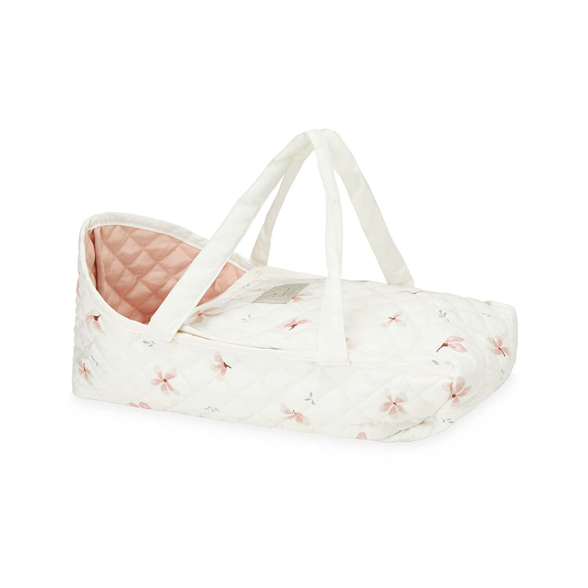 Super schattig: poppen reiswieg windflower crème van Cam Cam Copenhagen. Ideaal voor poppen of knuffels, met ritsopening. In diverse prints. Materiaal: 100% organisch katoen, 36x18x9 cm, vanaf 3 jaar. VanZus