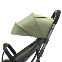 De remi buggy in forest green van Ding is geschikt vanaf de geboorte tot 22 kg. Met een handig inklapsysteem, verstelbare rugleuning, voetensteun, zonnekap, valbeugel, tuigje en boodschappenmand. VanZus